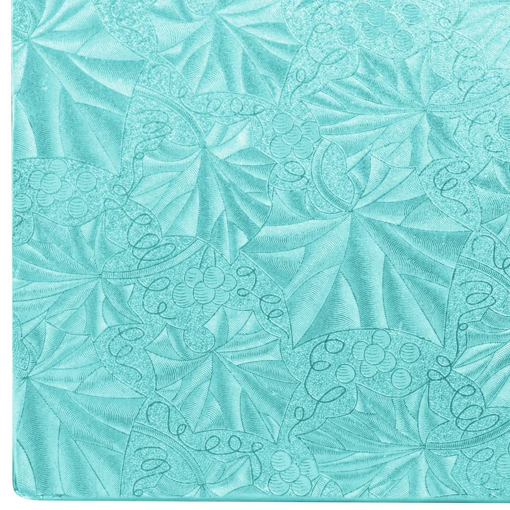 14x22 Blue Square Cake Drum - 12/Case K954