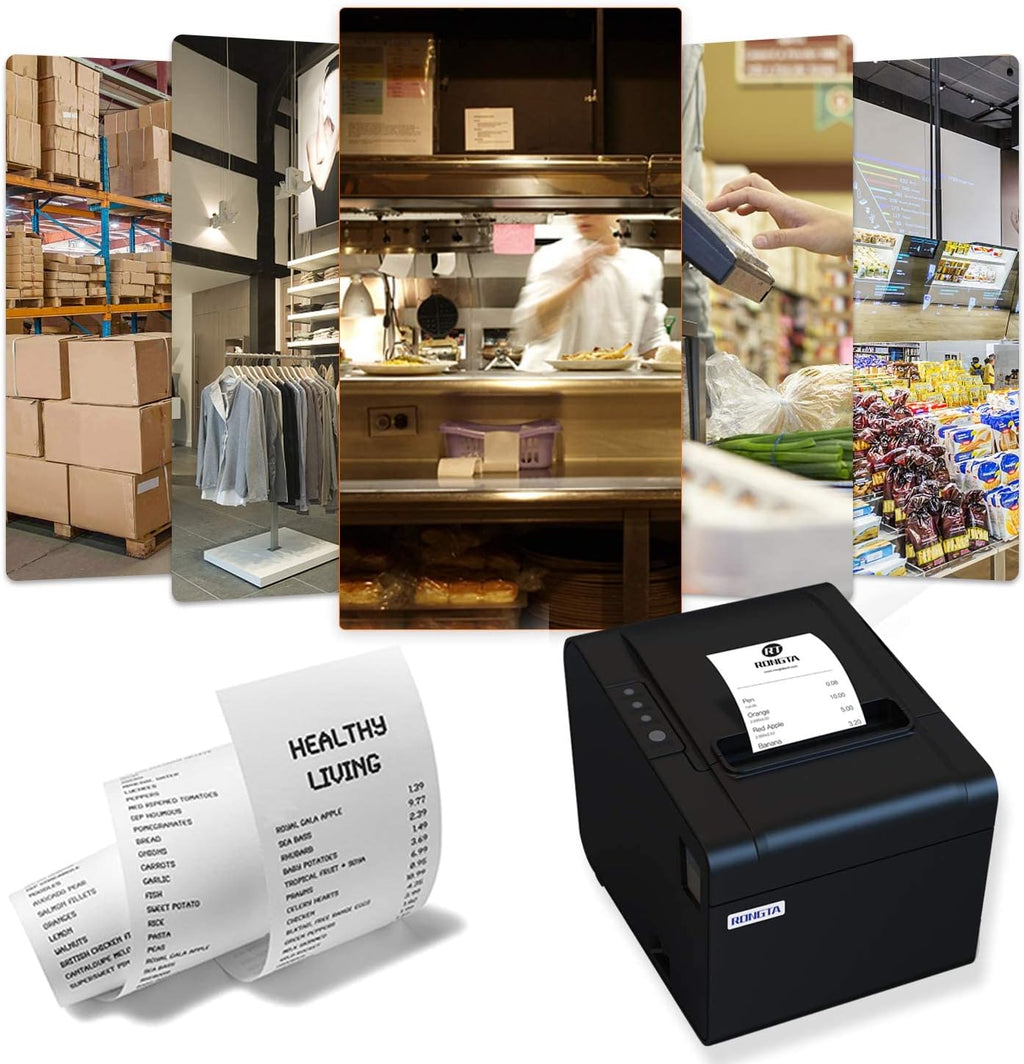 80mm Thermal Receipt Printer with Auto Cutter L43721