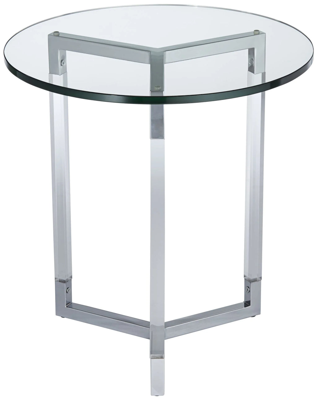 Clear Round Acrylic Side Table O320478