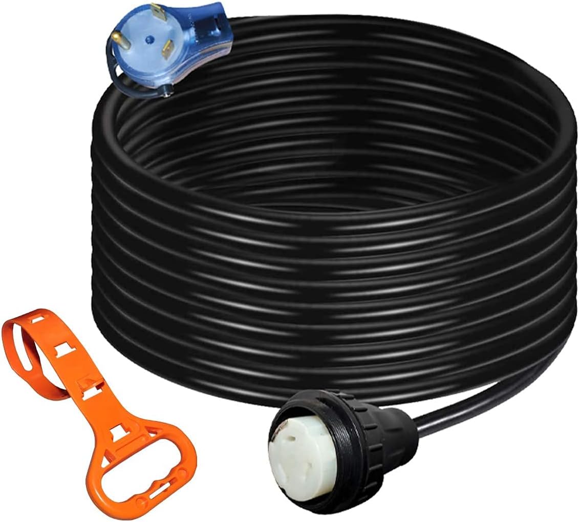 30 Amp RV Power Extension Cord, 100Ft C521