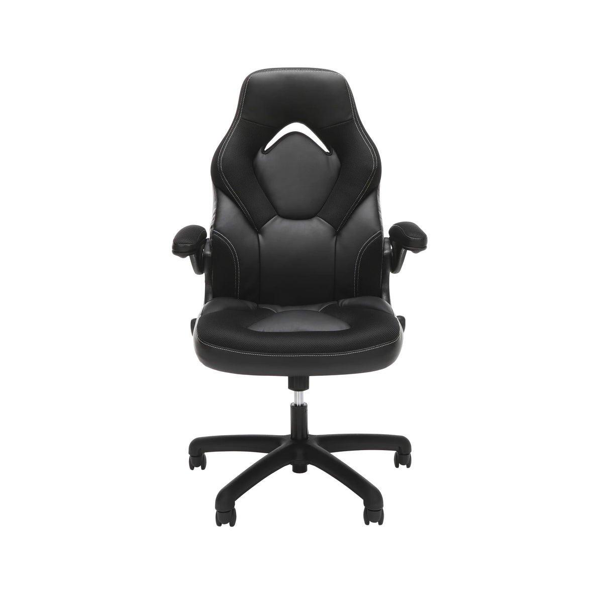 Black Gaming Chair with Integrated Headrest K32215