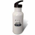 Grey 21 oz Sports Water Bottle C717998