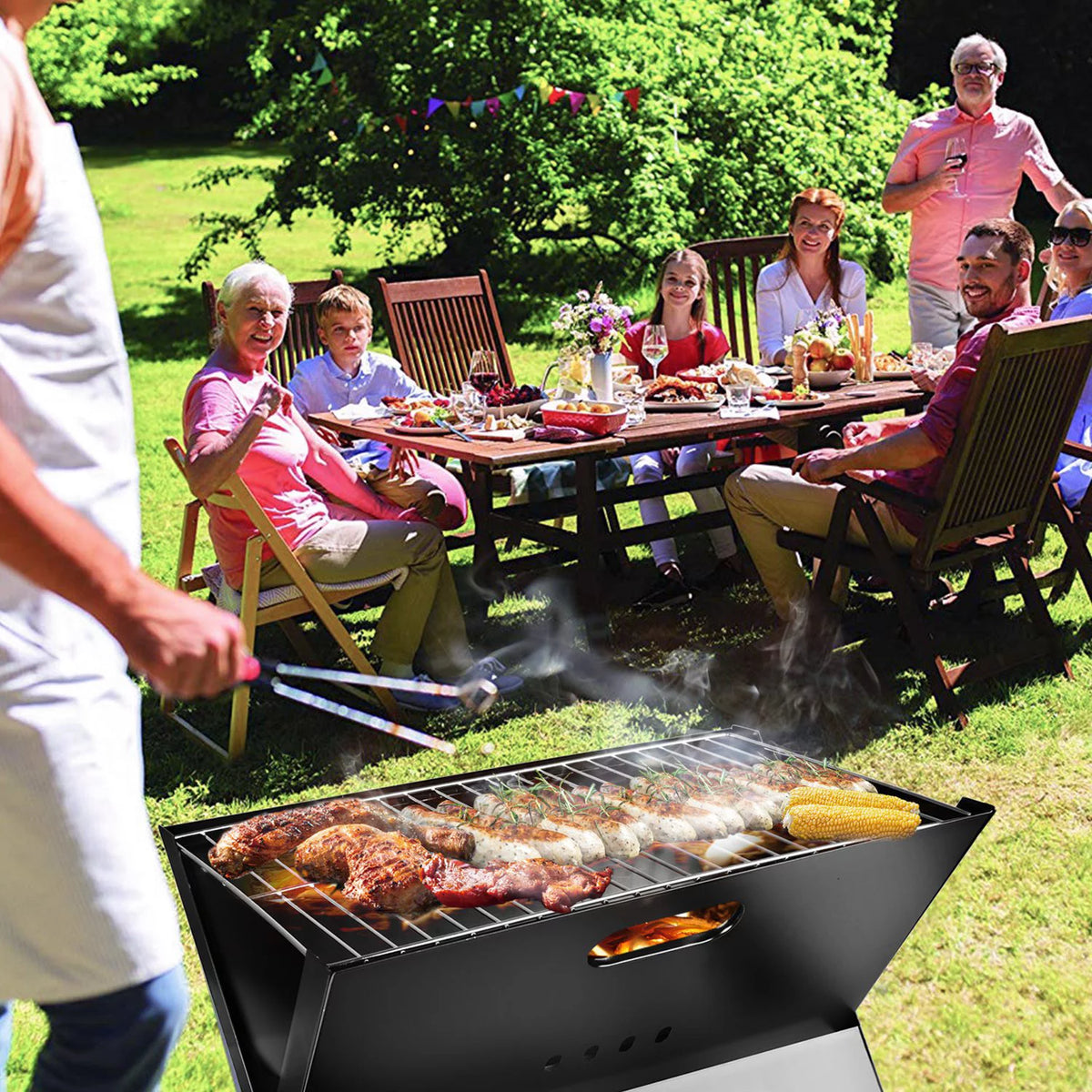 Portable Foldable Charcoal Grill C775354