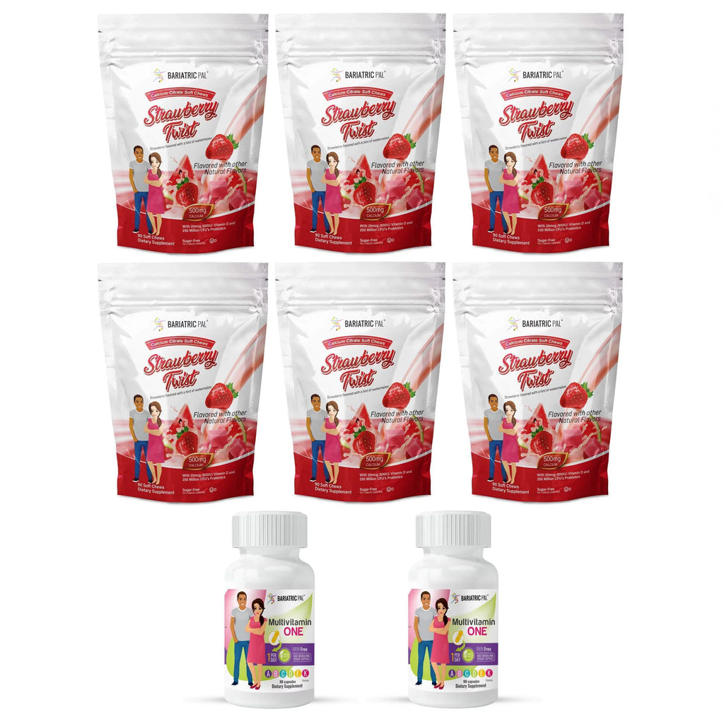 Capsules 6-Month Supply Iron Free Calcium Citrate Soft Chews E759762