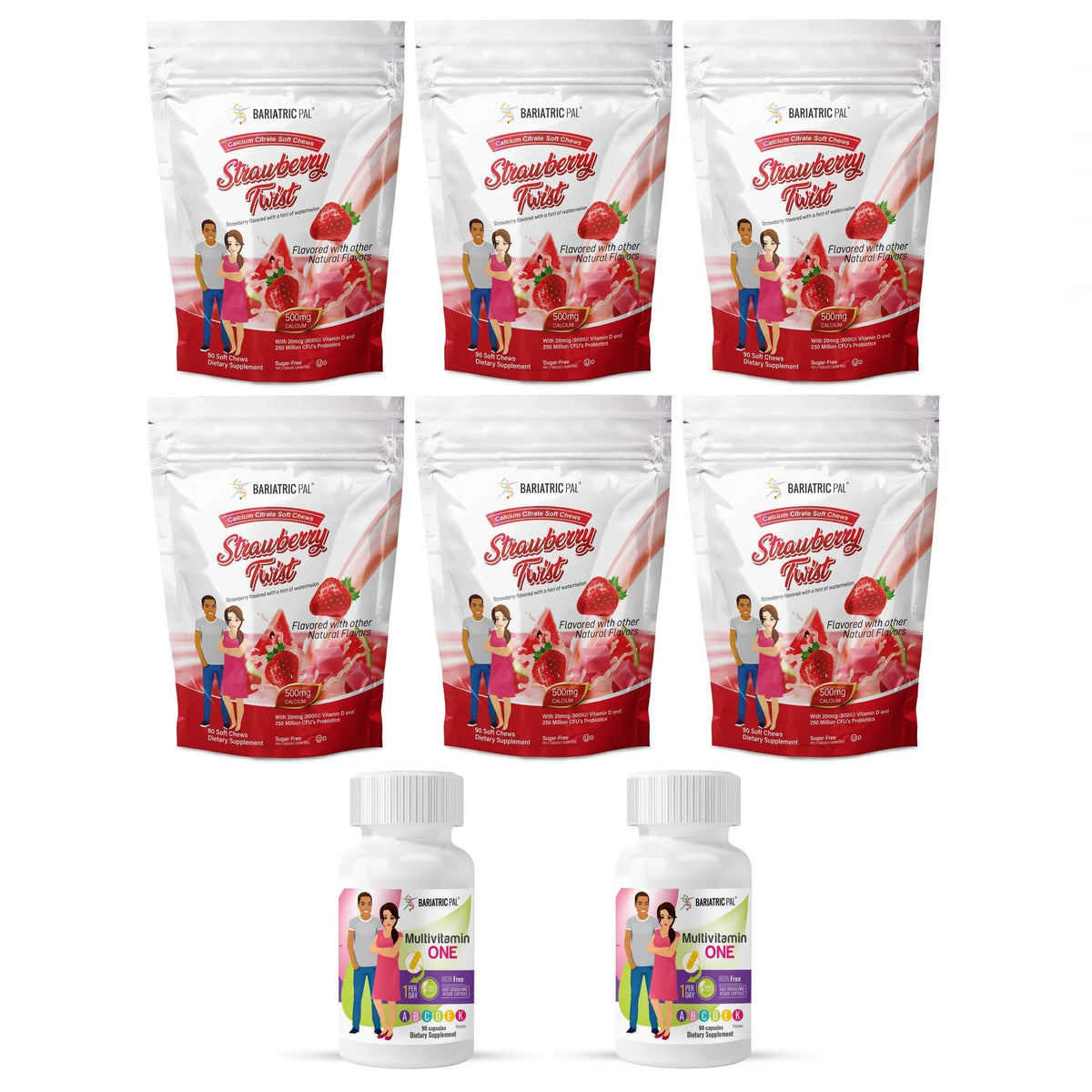 Capsules 6-Month Supply Iron Free Calcium Citrate Soft Chews E759762