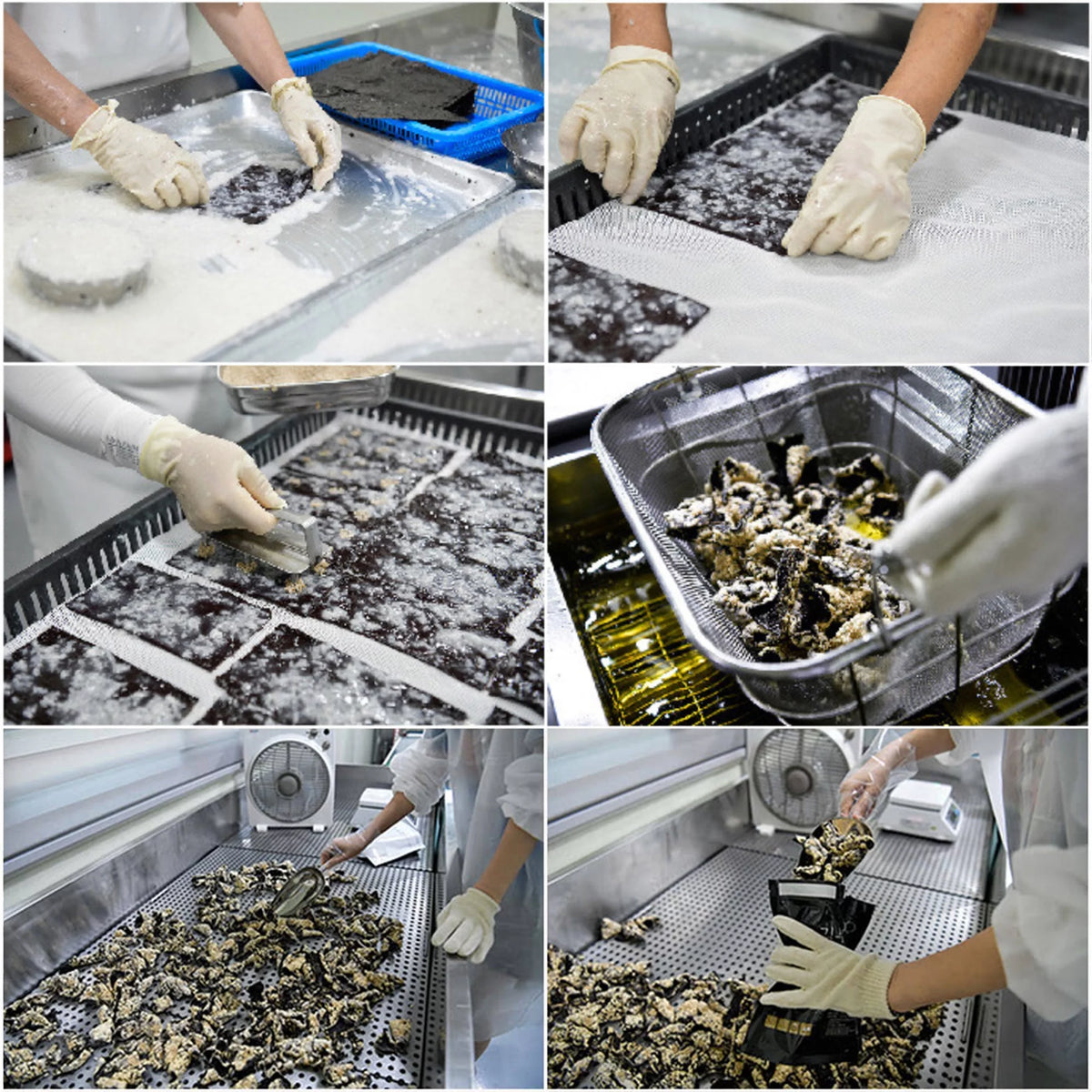 Handmade Korean Seaweed Snacks Chips with Sticky Rice, No Sugar, Vegan P612489