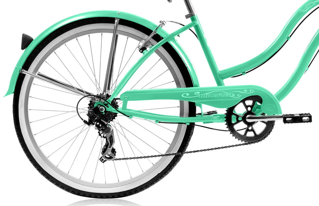 26 In. Single Speed Beach Cruiser Bicycle Pink H815
