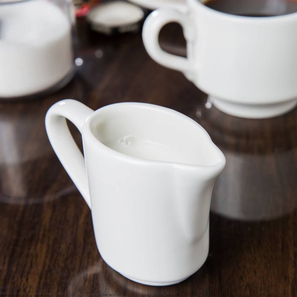 Pearl White Creamer 3oz B819889