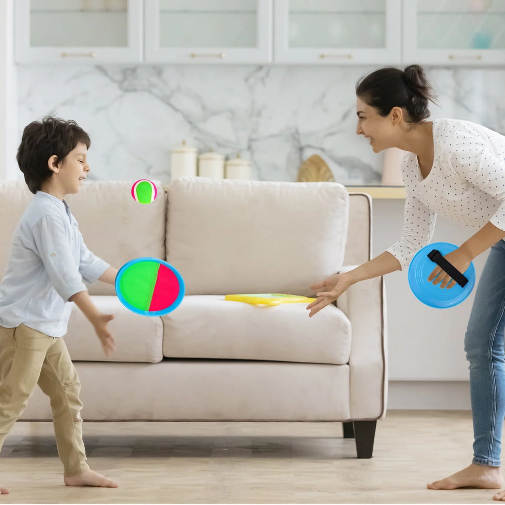Toss and Catch Game with 4 Paddles and 4 Balls N304505