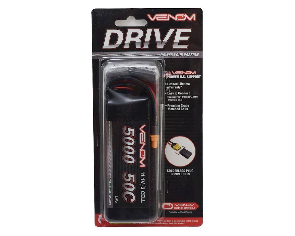 11.1V 5000mAh 50C 3S LiPo Battery with Uni Plug O918970
