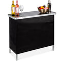 Portable Pop-Up Bar Table with Carrying Case O839863