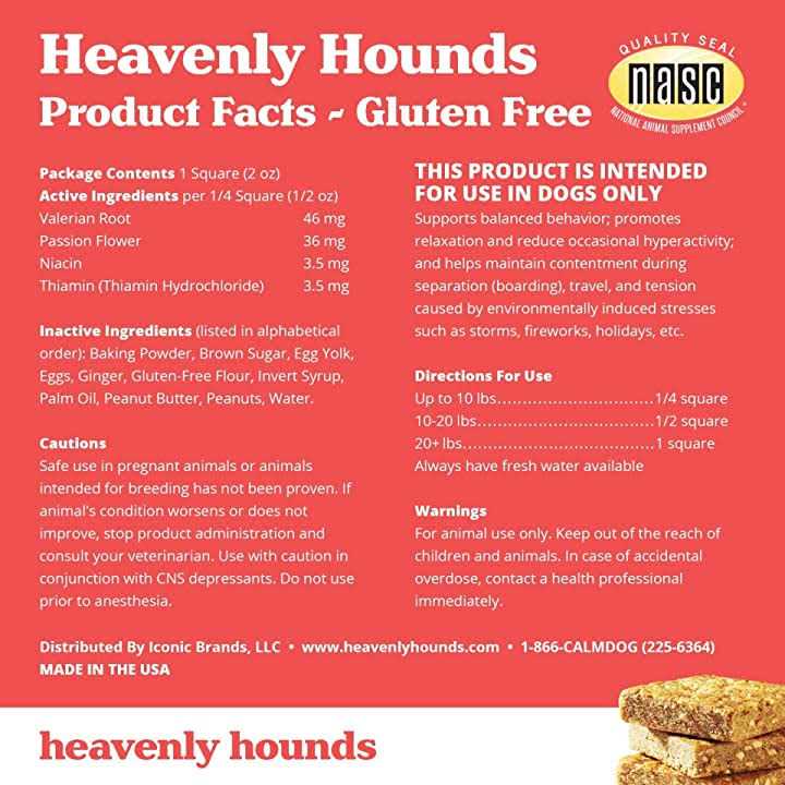 Peanut Butter Flavored Relaxation Square Q44603