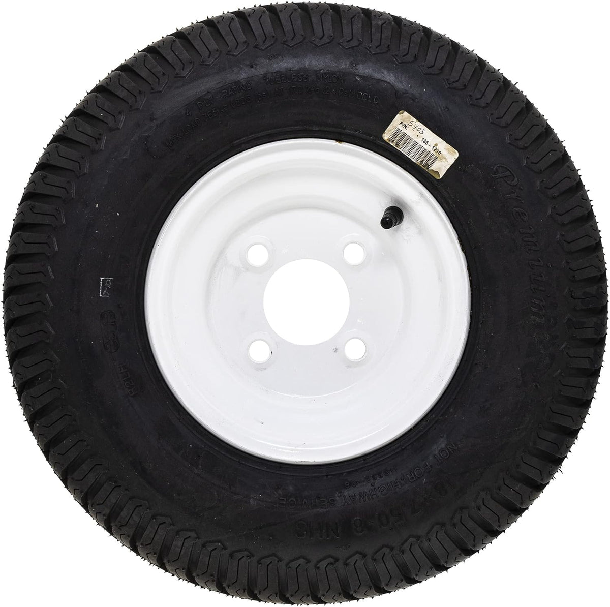 White Wheel and Tire E764