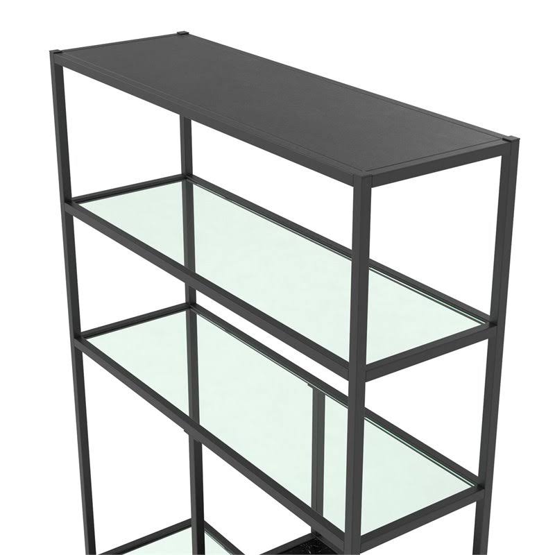 Black Marble Bookcase Etagere Y97602