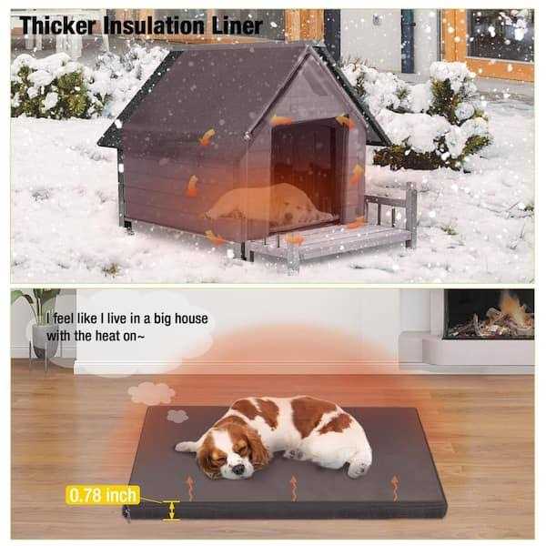 Insulated Large Dog House with Liner V22534