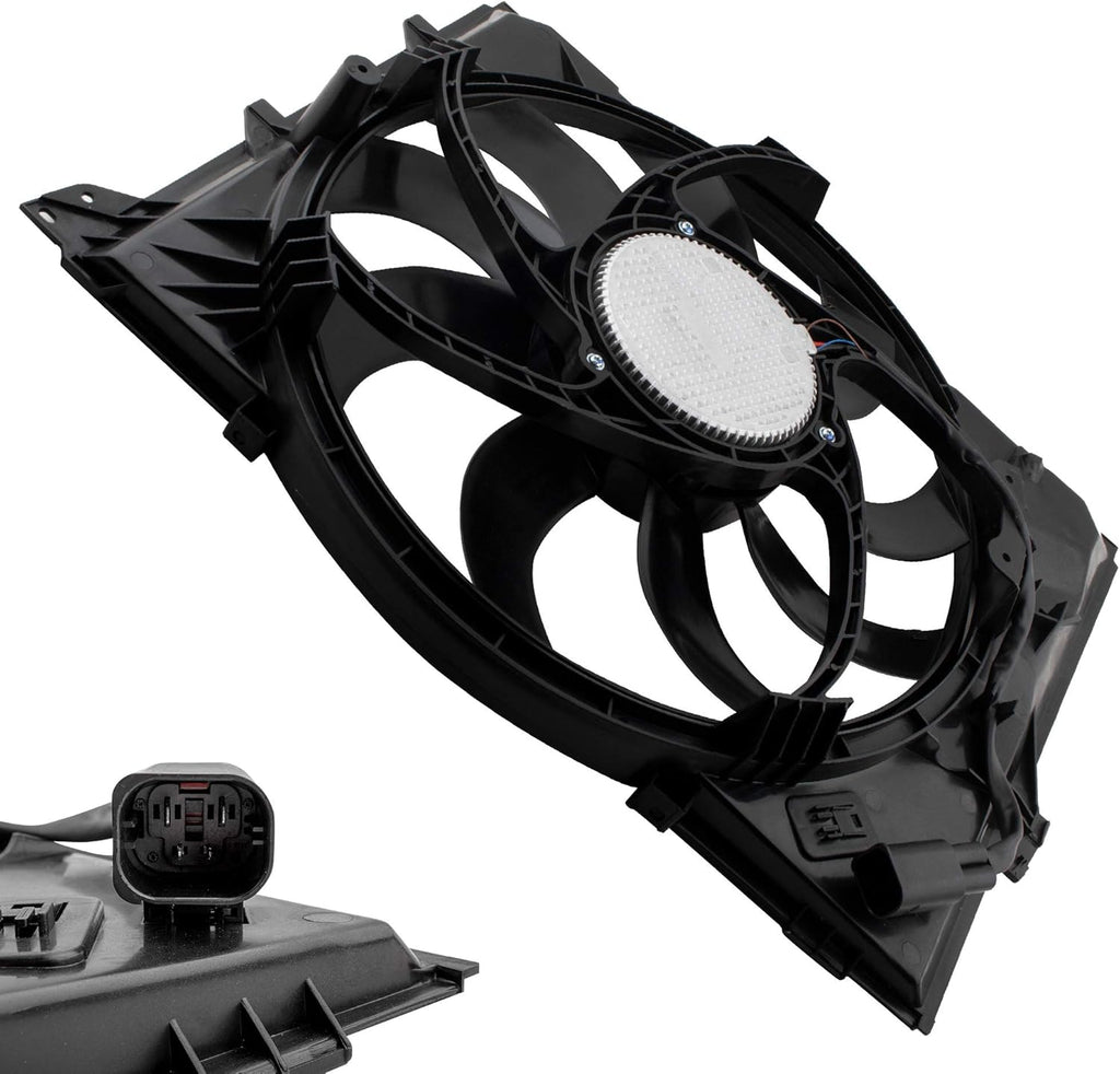Radiator Cooling Fan Assembly for BMW 3.0L N52N Engine S915