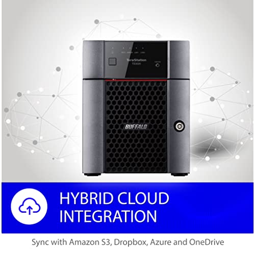 4-Bay 16TB Desktop NAS with Hard Drives Included I195