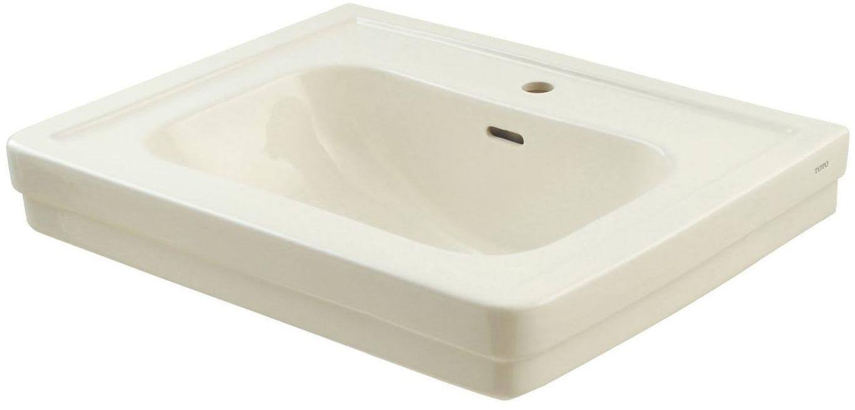 Sedona Beige Pedestal Lavatory Sink Only Single Hole K620739