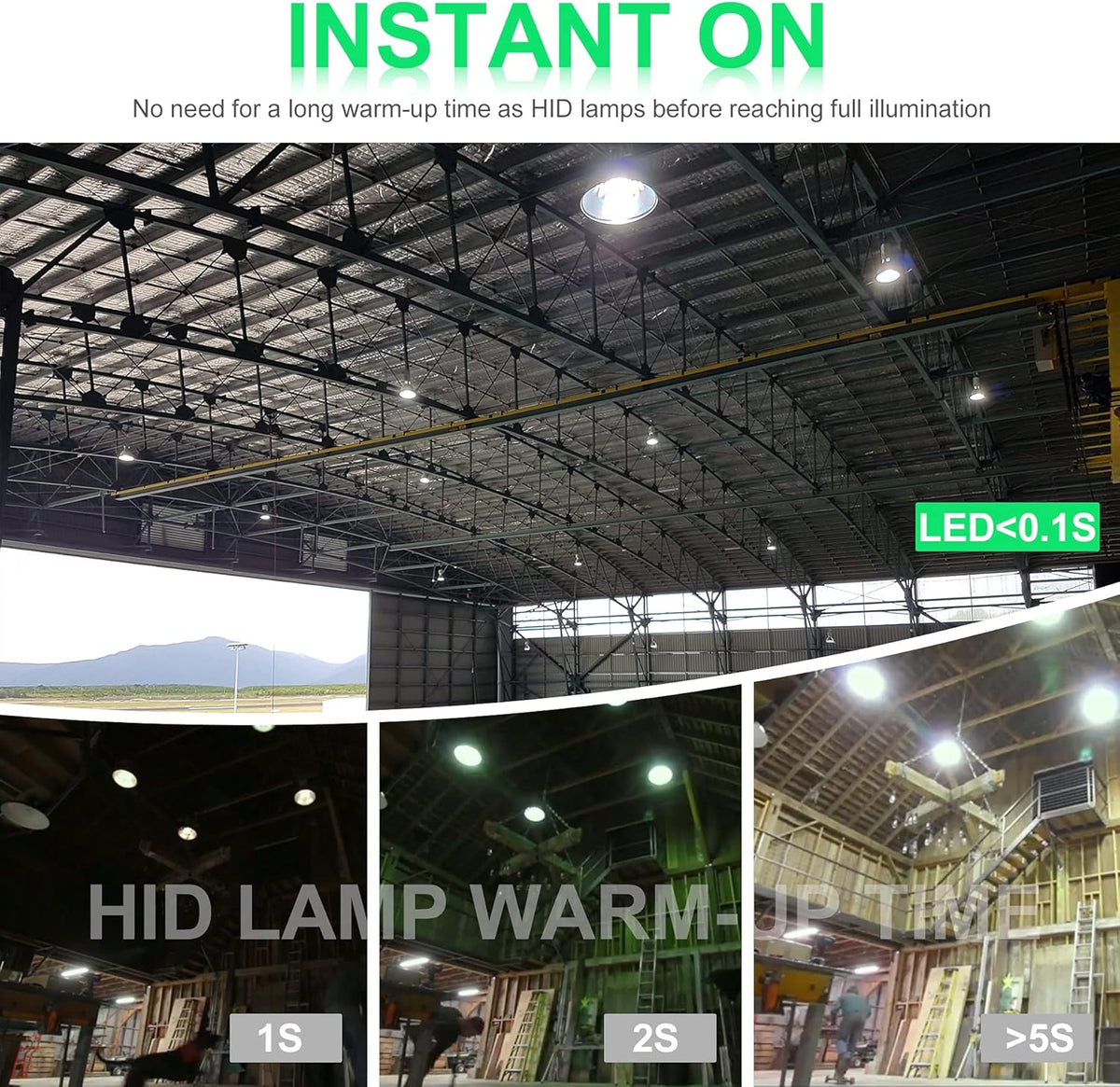 100W LED Corn Cob Light Bulb, 15,000 Lumen, 5000K, E39 Mogul Base P8765