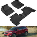 Black TPE All Weather Floor Mats for Ford Escape E8879
