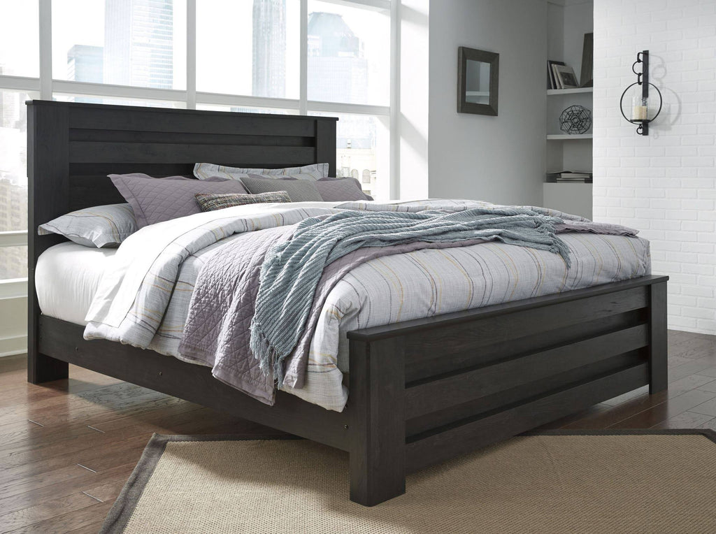King Panel Headboard Black M286435