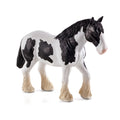 Black and White Clydesdale Horse Figurine A36439