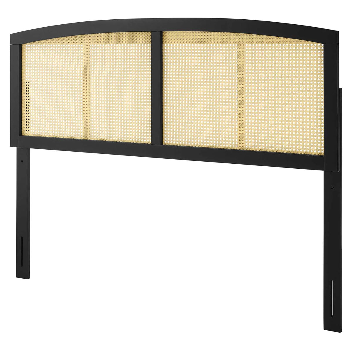 King Size Wood Black Headboard O6364