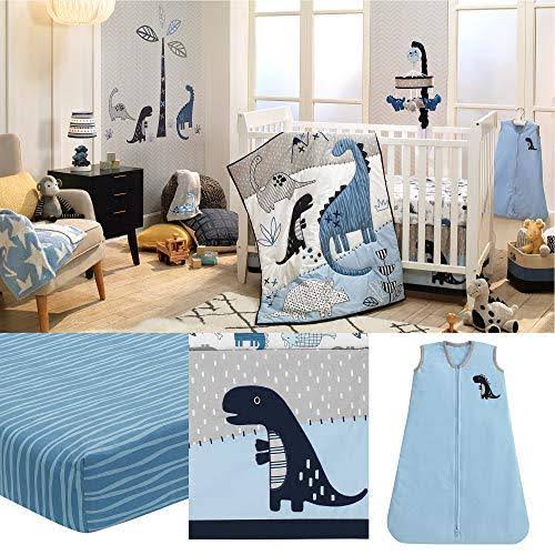6-Piece Dinosaur Crib Bedding Set V939993