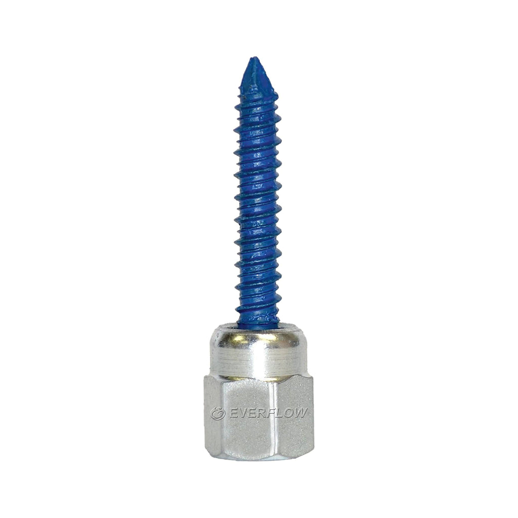 5/16-14 in. x 2-1/2 in. Vertical Rod Anchor Screw with 3/8 in. Threaded Rod Fitting for Concrete (2-Pack) D3601