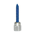 5/16-14 in. x 2-1/2 in. Vertical Rod Anchor Screw with 3/8 in. Threaded Rod Fitting for Concrete (2-Pack) D3601