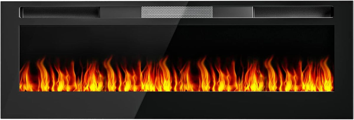 Electric Fireplace Heater with Remote Control, 750/1500W C29185