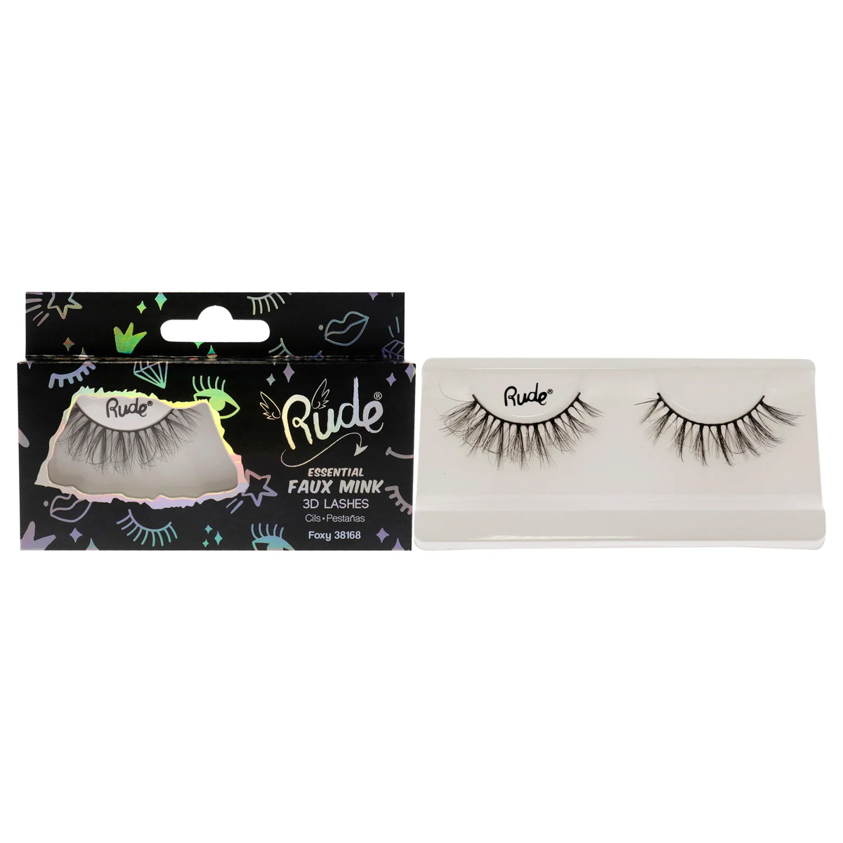 Faux Mink 3D Lashes, 1 Pc Pair Q470617
