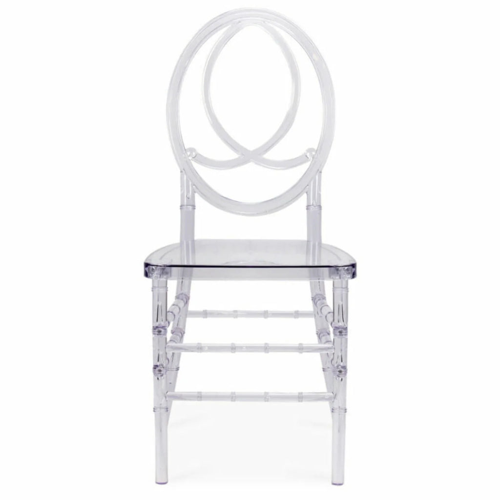4Pcs Clear Acrylic Stackable Dining Chairs N999
