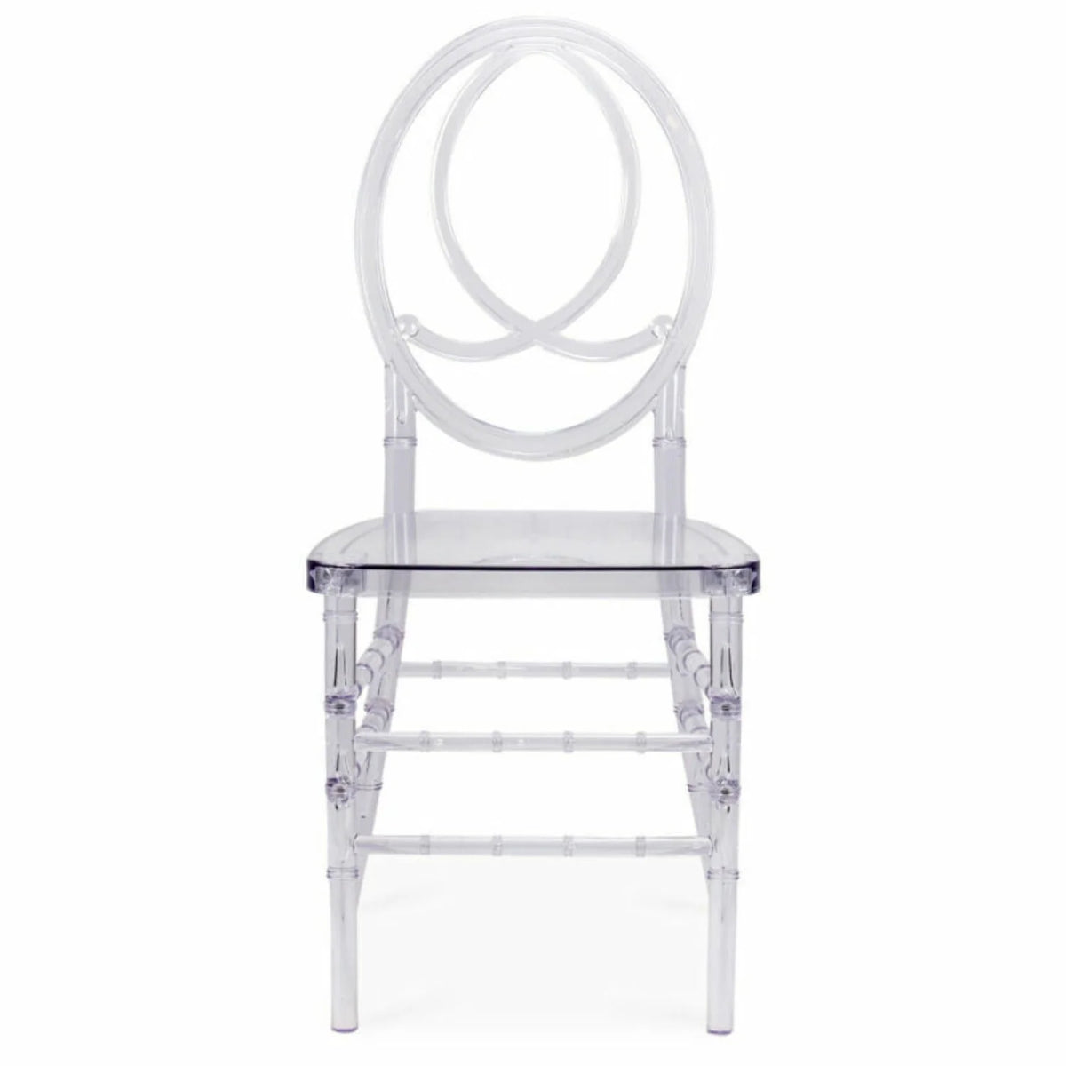 4Pcs Clear Acrylic Stackable Dining Chairs N999