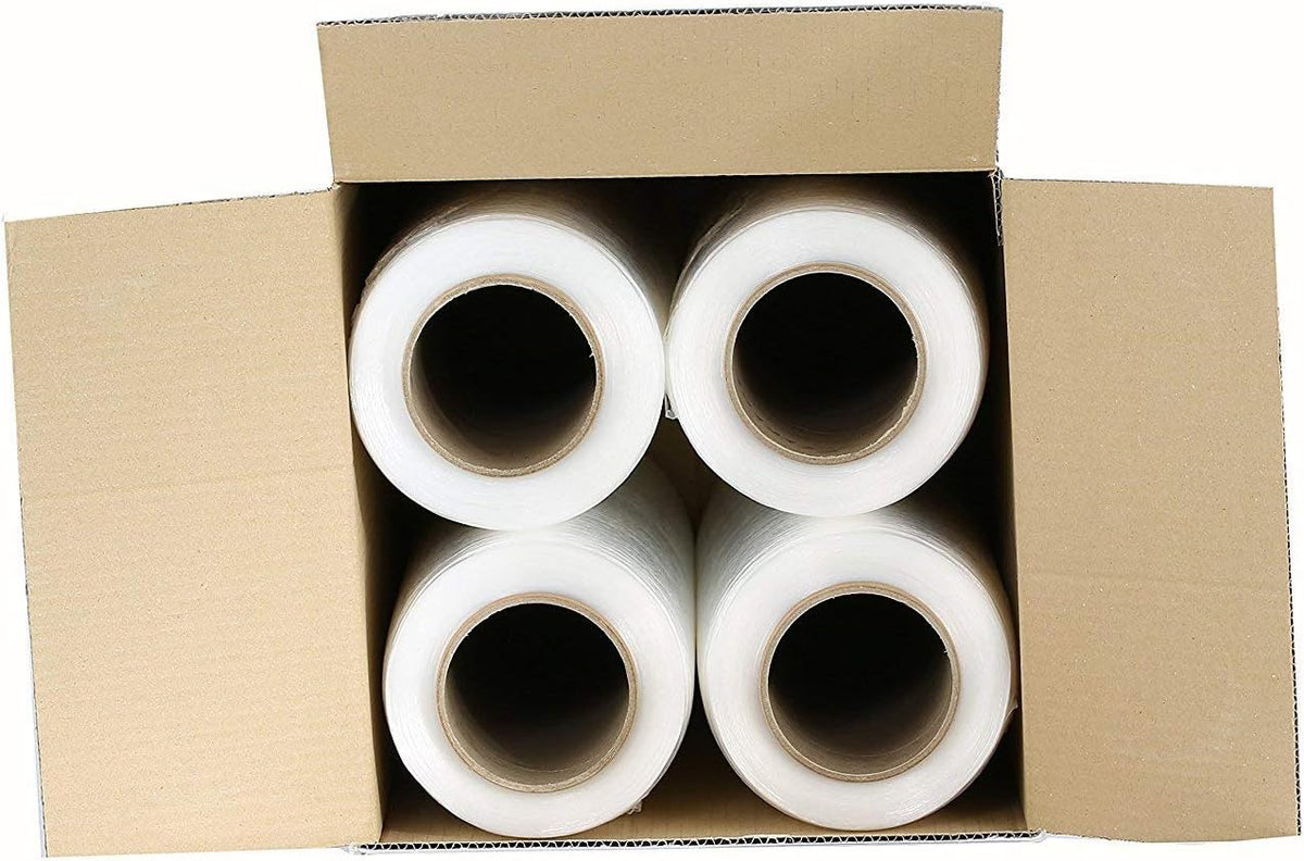 18 inch x 1500 Feet 80 Gauge Clear Stretch Wrap Y9462