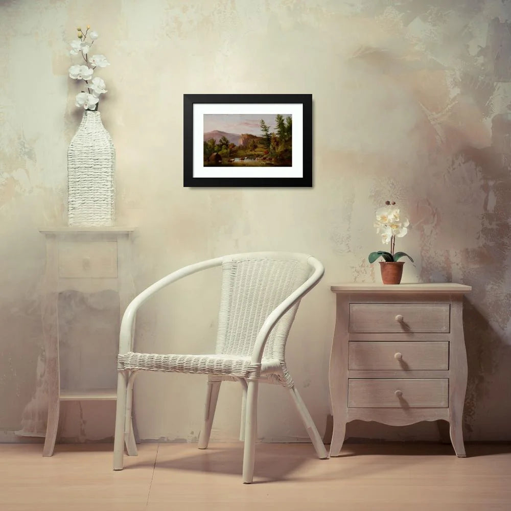Black Modern Framed Museum Art Print V138086