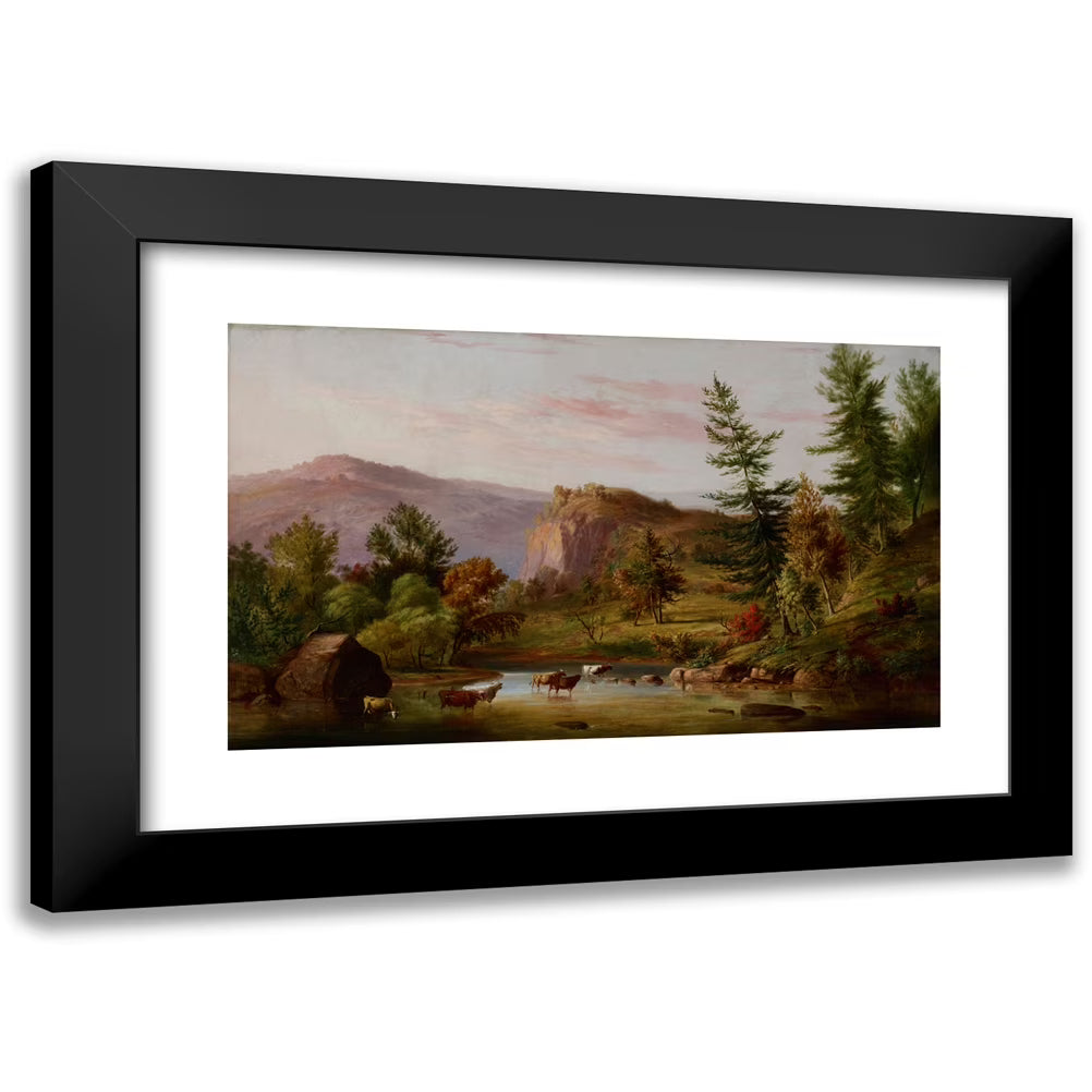 Black Modern Framed Museum Art Print V138086