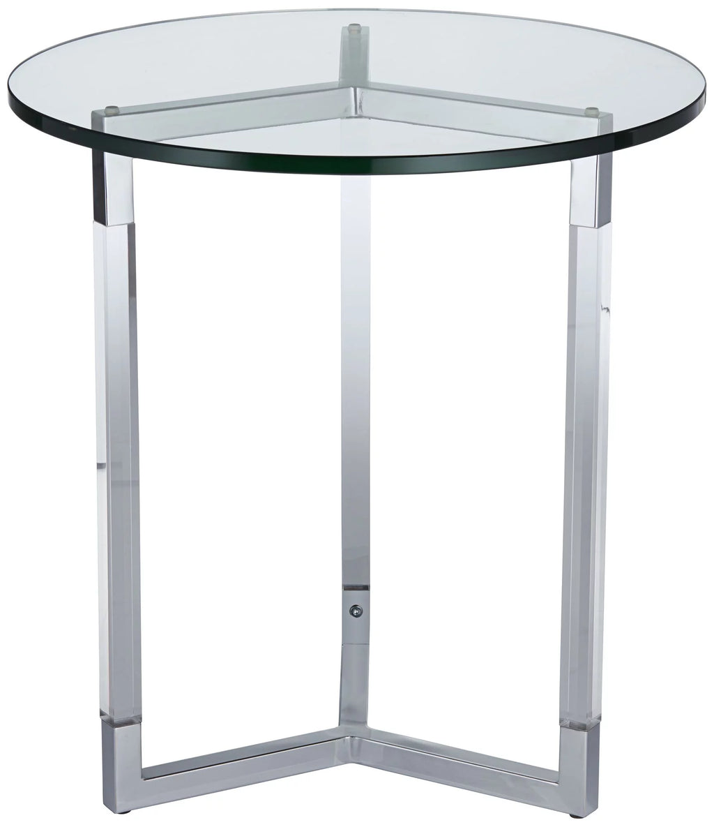 Clear Round Acrylic Side Table O320478