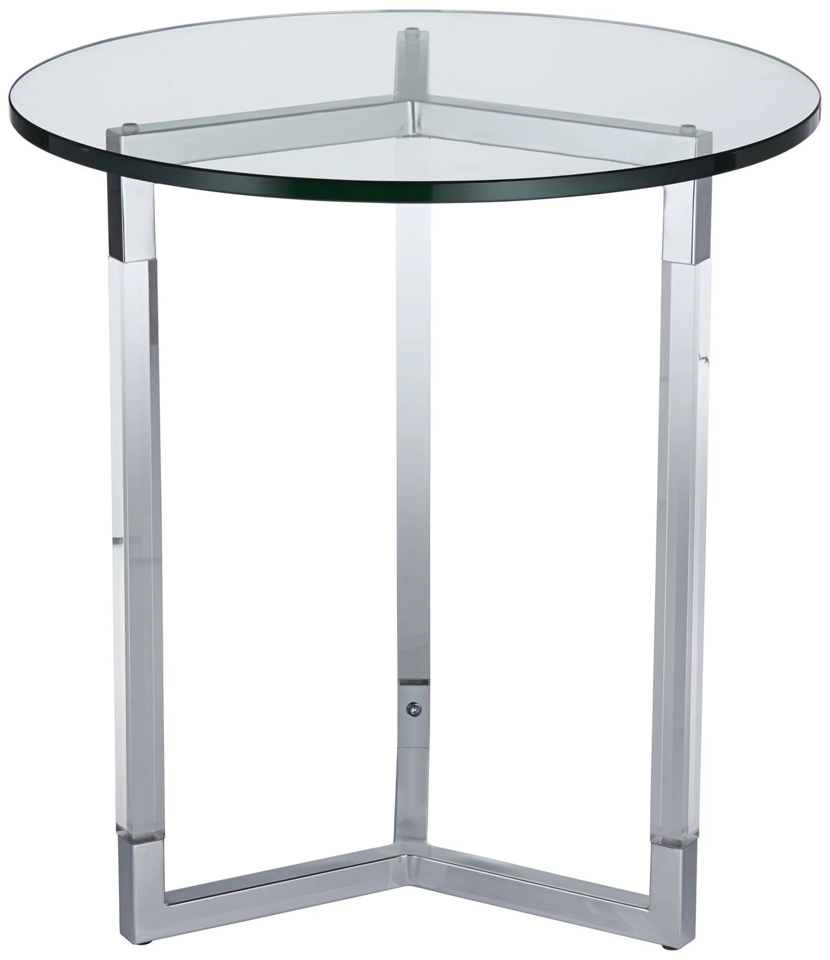Clear Round Acrylic Side Table O320478