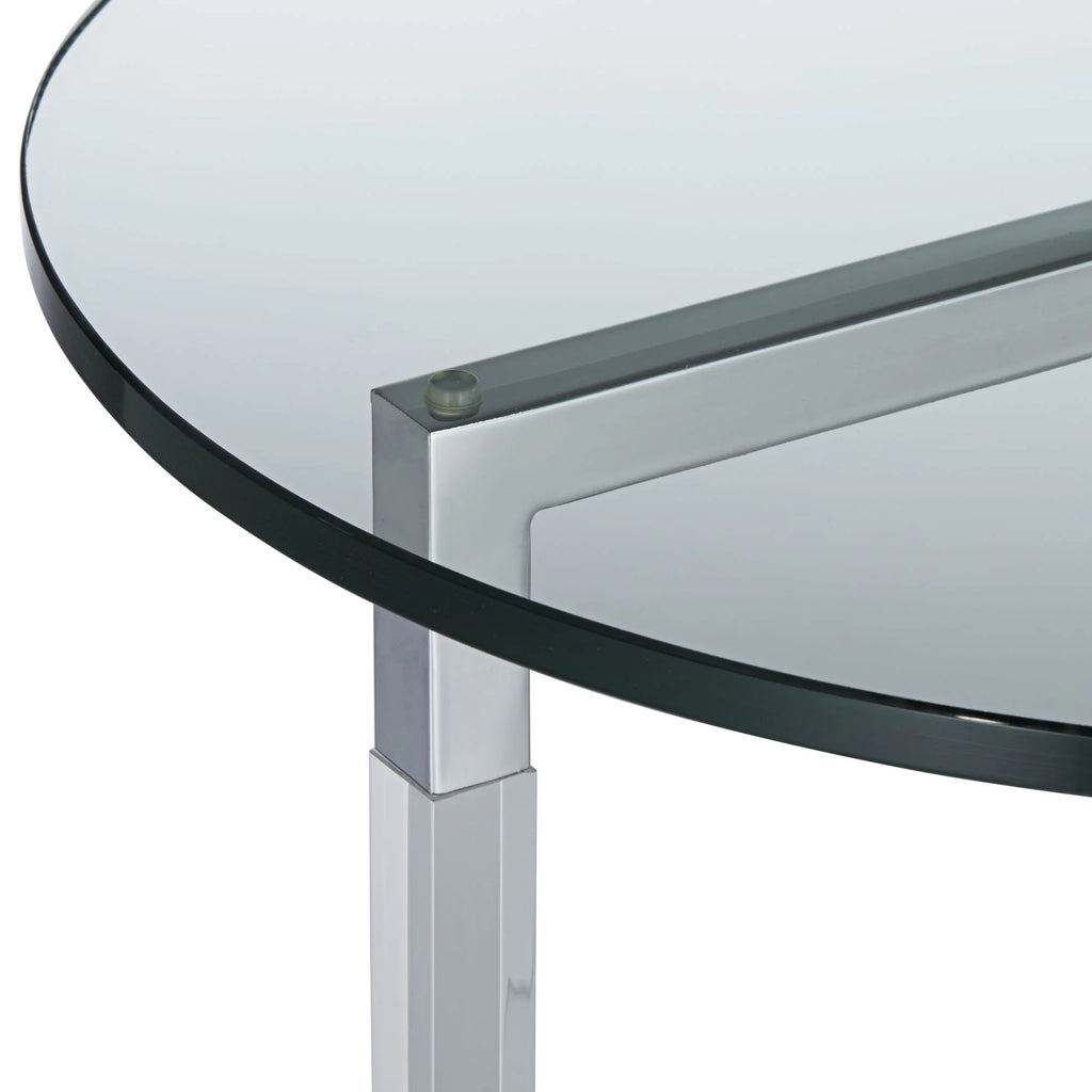 Clear Round Acrylic Side Table O320478