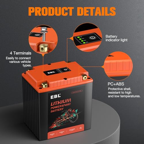 12V 18Ah Lithium Motorcycle Battery with BMS V197189