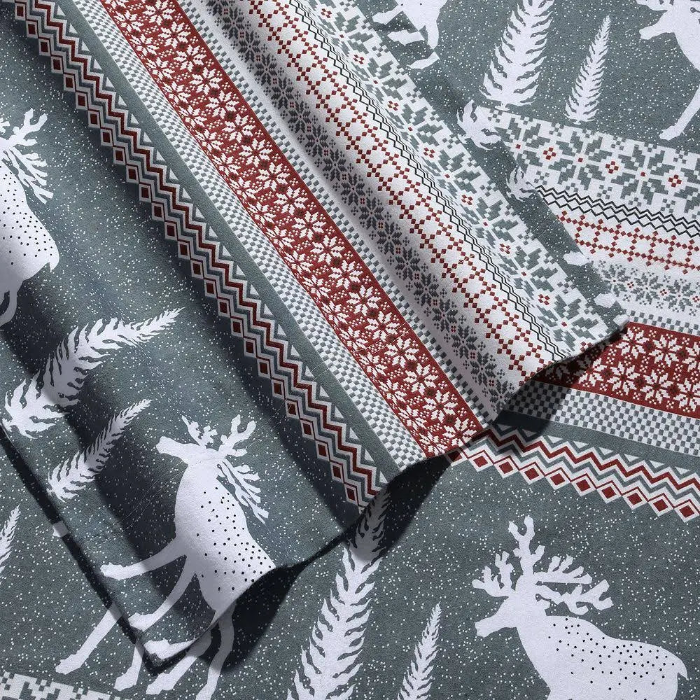 Queen Flannel Sheet Set M3398