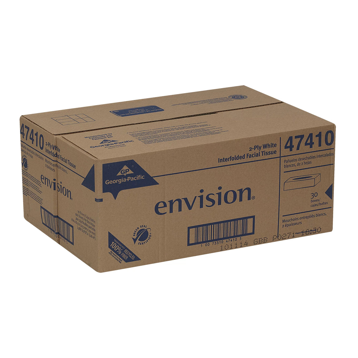 White 2-Ply Facial Tissue H50837
