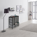 Gray 7 Drawer Fabric Dresser U40930