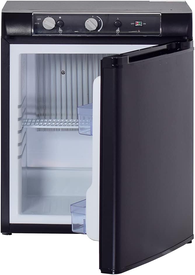Compact Propane Electric Fridge Mini Refrigerator Absorption Cooler 1.4 Cu.Ft Black O261