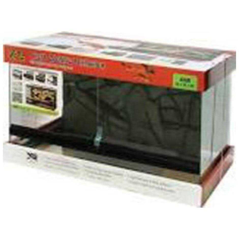Front Opening Terrarium with Rock Foam Background W404