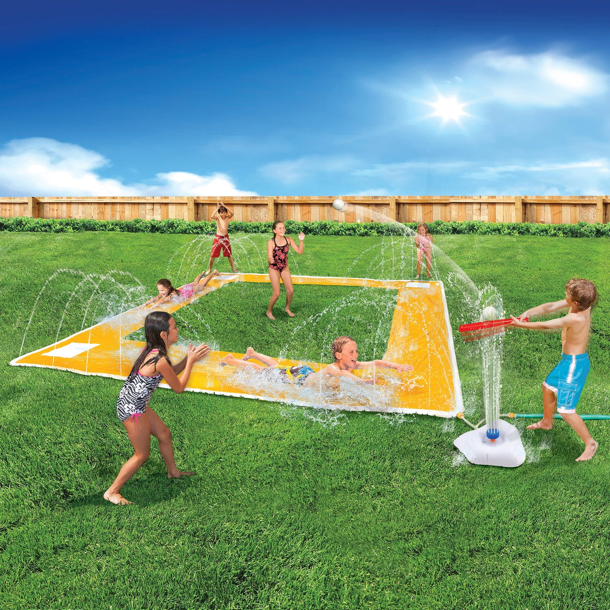 Kids 14 Feet x 14 Feet Baseball Slide I18173