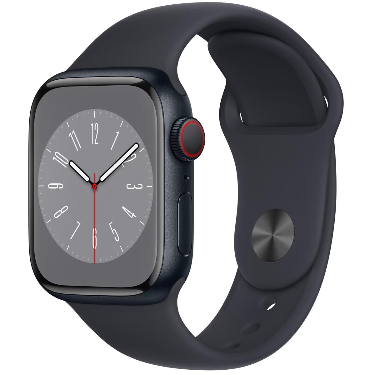 Apple Watch Series 8 GPS + Cellular 41mm Midnight Aluminum Case with Midnight Sport Band L153282