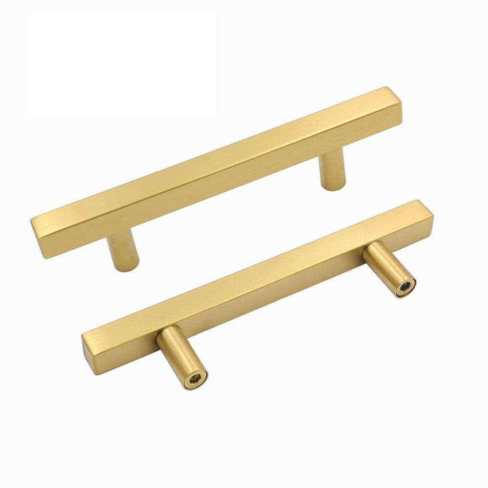 25 Pack Brass Gold Cabinet Handles and Knobs Stainless Steel O55719