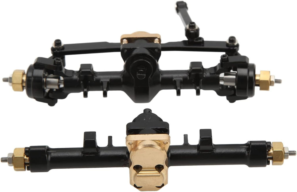 Durable Metal Front Rear Axle Assembly for 1/24 RC Car (red) I42215